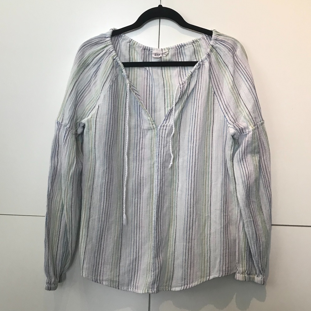 2/$25 Gap Pin Stripe Long Sleeve Top